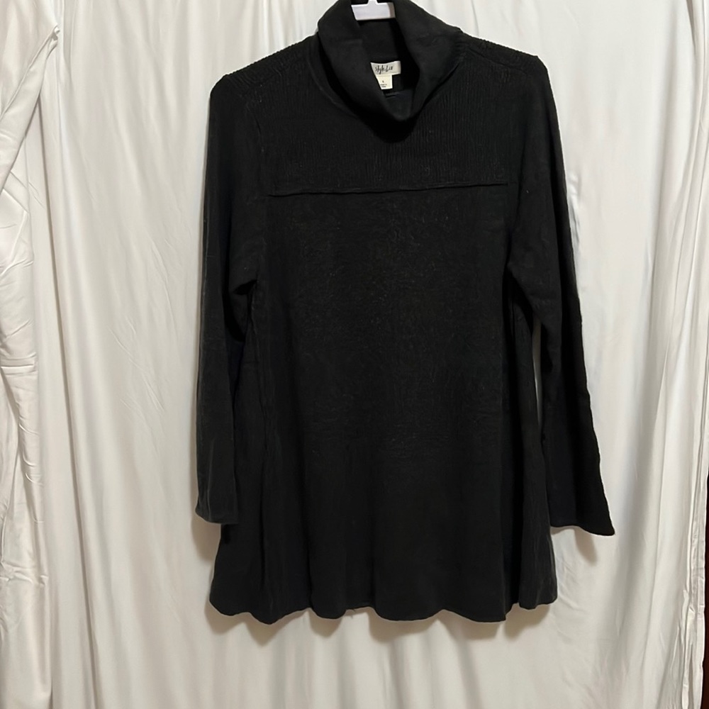 Macy's Style & Co. Sweater Color - Black Heather